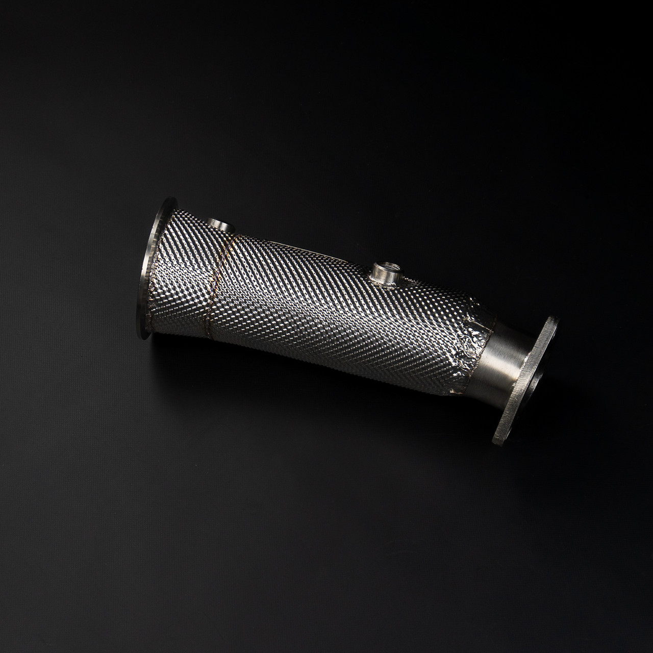 Даунпайп (Downpipe) ATP AUDI A4 A5 Q5 A6/S6 B9 F5 FY C7 2.0 TFSI EA888 I4 (хомут)