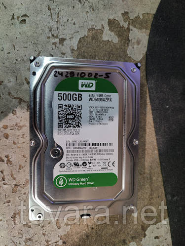 Жорсткий диск Вінчестер HDD 500 Gb / Гб Western Digital Green ...