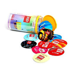 Презервативи ELASUN мікс різновидів із натурального латексу в колбі 24 шт.