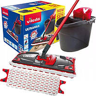 Набір для прибирання Vileda UltraMax 2in1 Microfibre (177453) Швабра + 2 насадки з мікрофібри та 3 серветки