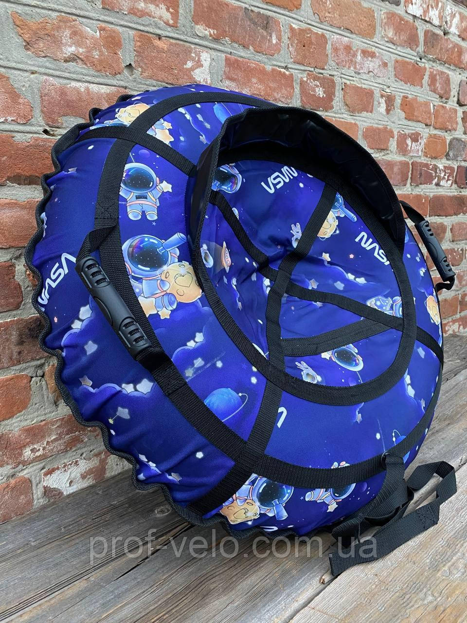 Тюбінг NASA  зі спинкою синій 80 см, фото 1