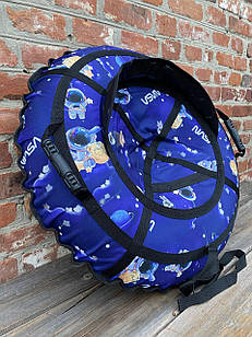 Тюбінг NASA зі спинкою синій 80 см