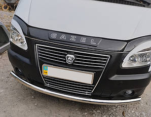Передній захист ST008 (нерж.) для Газель, соболь