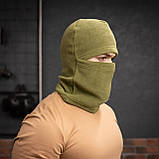 Балаклава флісова світло оливковий, фото 2