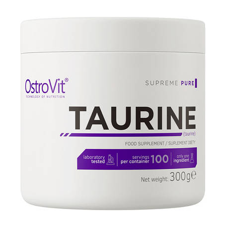 Амінокислота L-Таурін Ostrovit Taurine 300 г Польща, фото 1
