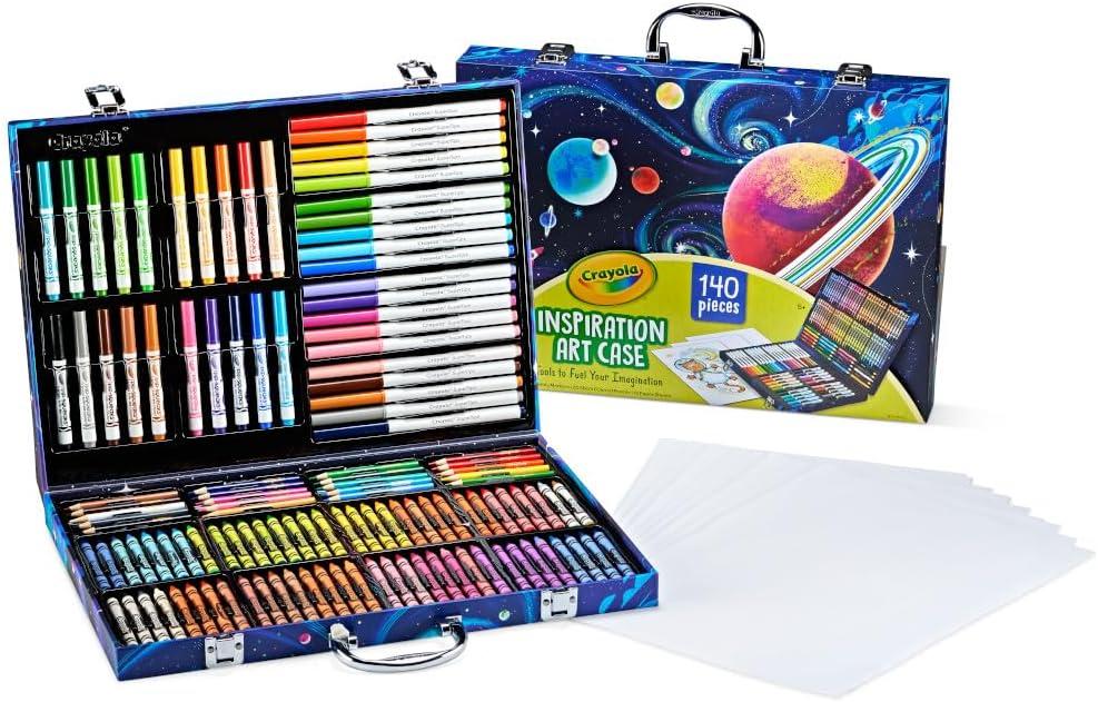 Crayola Inspiration Art Case Набір для малювання Крайола космос Crayola 140 Space, фото 1