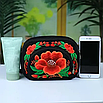 Жіноча сумка через плече, містка сумка жіноча клатч з регульованим ремінцем 21 х 15 х 9 см, фото 6