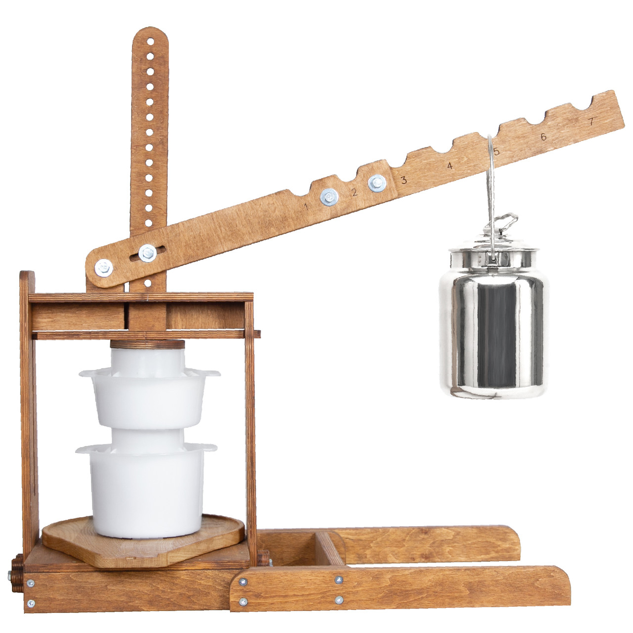 Прес для сиру Великий до 240 кг важільний, типу "Датський", фото 1