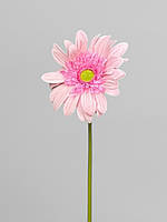 Искусственная гербера на стебле для декора, розовый, 64 см