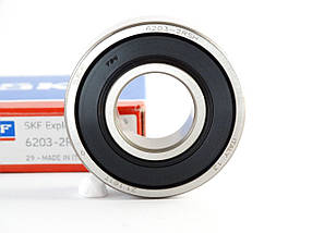 Підшипники для пральної машини Ariston (6203-6204, сальник 25*47/64*7/10, мастило 2 мл) SKF, фото 3