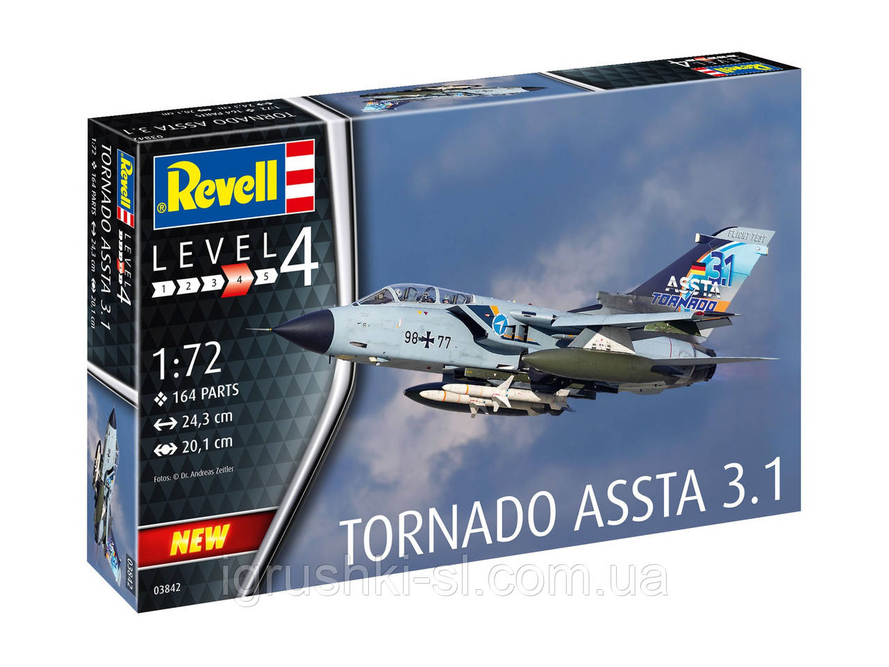 Збірна модель (1:72) Літак Tornado ASSTA 3.1