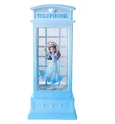 Новорічний акумуляторний ліхтарик-світильник музичний балерина Dt