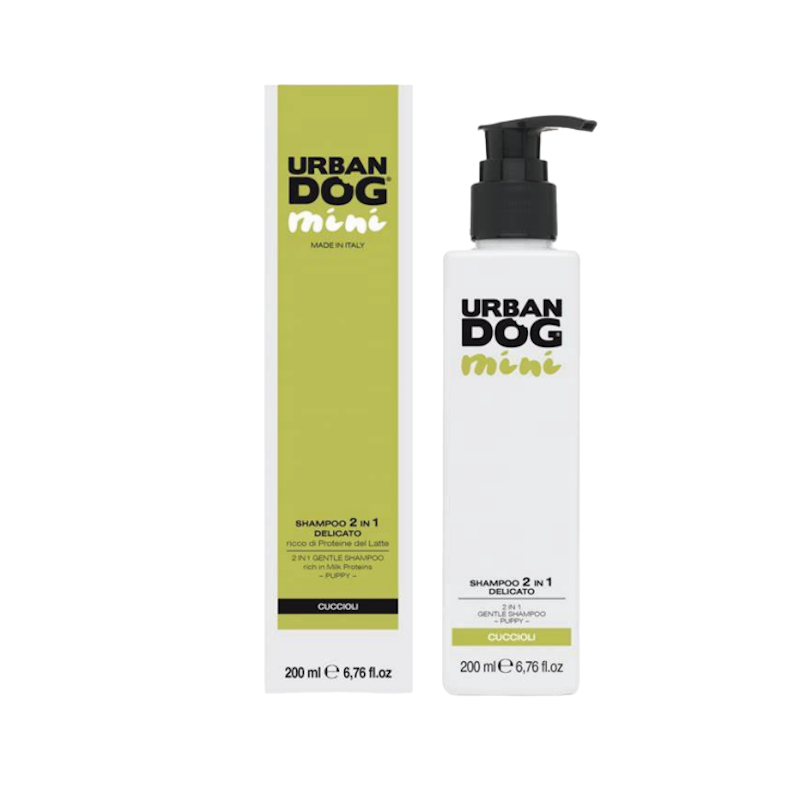 Шампунь-кондиціонер 2в1 для делікатного, глибокого очищення Urban Dog Shampoo Delicato Mini, 200 мл (60010)