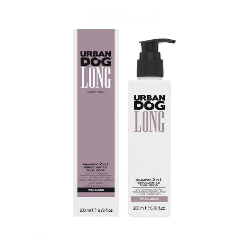 Шампунь-кондиціонер 2 в 1 для довгошерстих собак Urban Dog Shampoo 2 in 1 Long, 200 мл (62014)