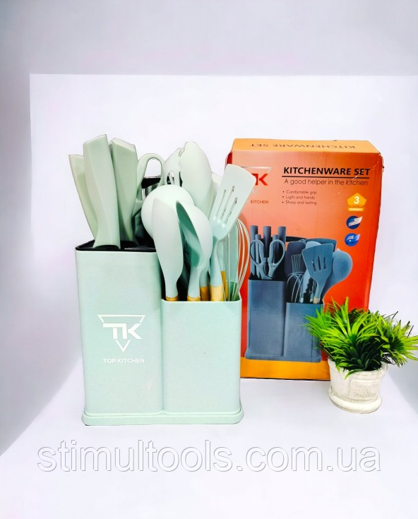 Кухонний набір Top Kitchen на підставці 19 предметів, фото 1