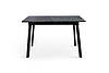 Стіл обідній Етна 120-160 см (ніжки чорні/стільниця чорна), фото 6