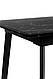Стіл обідній Етна 120-160 см (ніжки чорні/стільниця чорна), фото 10