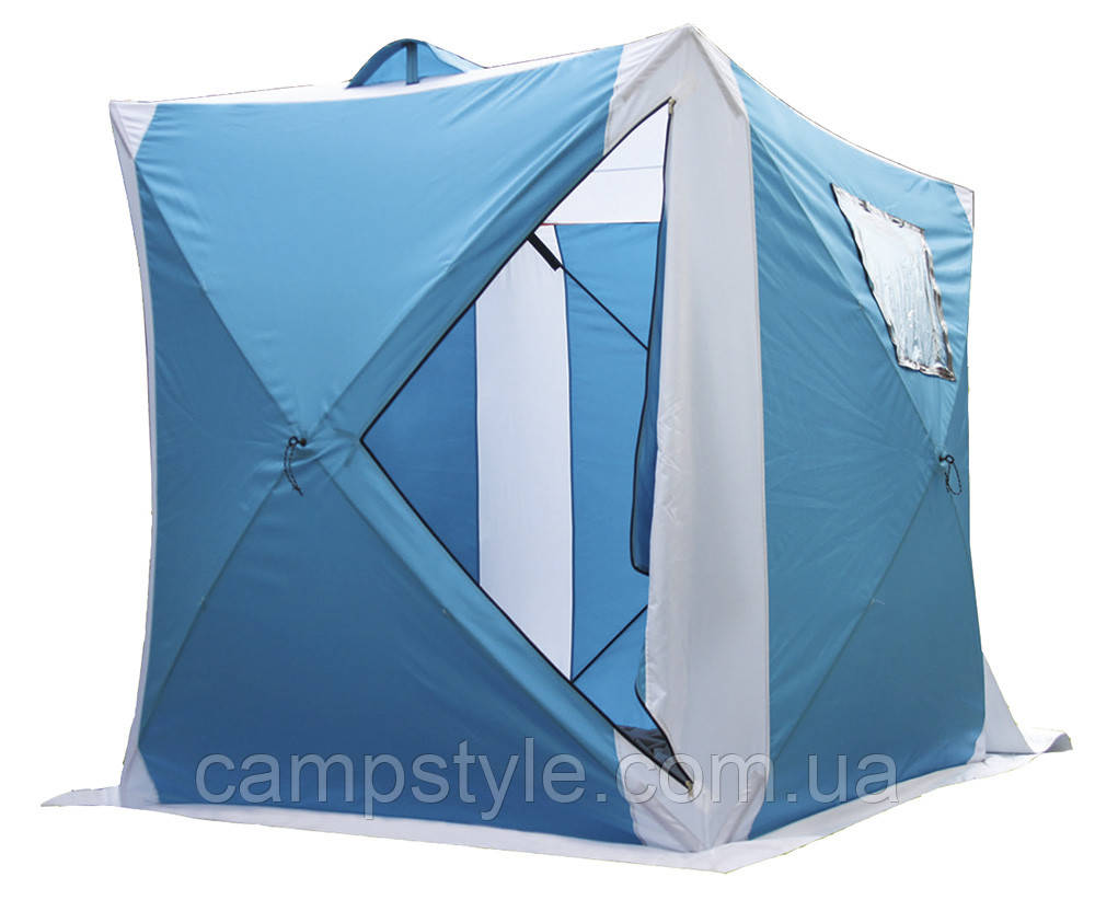 Зимовий риболовний намет куб Lanyu LY-1941 (200х200х205) blue