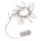 Електрогірлянда Yes! Fun Кластер на мідному дроті 50 LED хол-біла 1 м статична батарейки, фото 3