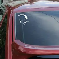 Вінілова наклейка на авто " Годі та парашутист " 20х20 см