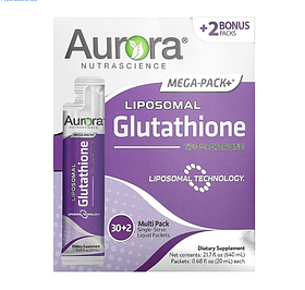 Ліпосомальний глутатіон Aurora Nutrascience Mega-Pack+ 750 мг 32 пакетики по 20 мл
