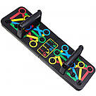 Дошка для віджимань Push Up Rack Board JT 006 / Упори від підлоги / Тренажер для вправ, фото 6