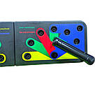 Дошка для віджимань Push Up Rack Board JT-006 / Упори від підлоги / Тренажер для вправ, фото 5