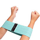 Тканинні гумки для спорту та фітнесу (набір 3 шт) / Фітнес-гумки стрічки для тренувань, фото 7