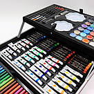 Набір для малювання у валізі 145 предметів, Рожевий / Дитячий набір для творчості, фото 10