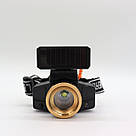 Налобний ліхтар із сонячною панеллю / Акумуляторний ліхтарик на голову / Водонепроникний ліхтарик, фото 8