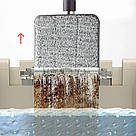 Швабра ледарка 2в1 з відром 3,5л + 2 насадки, Scratch Cleaning Mop, Коричневий / Швабра ледарка з віджимом, фото 9