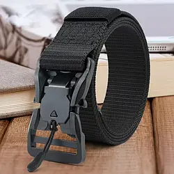 Тактичний ремінь з магнітною пряжкою 125 см Assault Belt AB-M16 / Військовий чоловічий ремінь