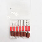 Фрезер для манікюру 20 000 об/хв + 6 фрез Lina 2000, Білий / Професійний апарат для манікюру, фото 7