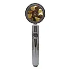 Лійка насадка для душу з турбовентилятором обертання 360°, колір Рандом / Водозберігаюча насадка для душу, фото 4