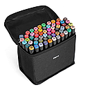 Набір двосторонніх маркерів 60 шт / Спиртові скетч маркери для малювання, фото 3