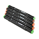 Набір двосторонніх маркерів 60 шт / Спиртові скетч маркери для малювання, фото 6