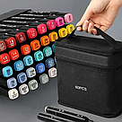 Набір двосторонніх маркерів 60 шт / Спиртові скетч маркери для малювання, фото 7