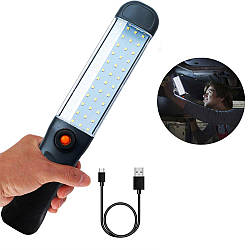 Магнітний світлодіодний ліхтарик BL PC 048COB / Ліхтар-світильник з гачком / Акумуляторний світильник