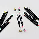 Набір маркерів 80 шт для скетчингу / Маркери для малювання / Маркери для скетчингу, фото 8