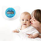 Дитяча соска-термометр BABY TEMP NJ-347 / Цифровий градусник-соска з дисплеєм / Пустушка-термометр, фото 8