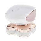 Жіночий тример епілятор для ніг S-906 / Епілятор-електробритва акумуляторна жіноча з 4 головками, фото 5