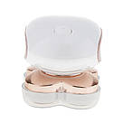 Жіночий тример епілятор для ніг S-906 / Епілятор-електробритва акумуляторна жіноча з 4 головками, фото 6