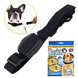 Нашийник для собак (L-XL) EL-519, з магнітним кріпленням / Повідець-рулетка для собак