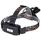 Ліхтар налобний акумуляторний W602-T6 / Потужний ліхтарик на голову, фото 2