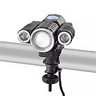 Ліхтар налобний акумуляторний W602-T6 / Потужний ліхтарик на голову, фото 4