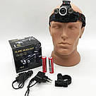 Ліхтар налобний акумуляторний W602-T6 / Потужний ліхтарик на голову, фото 8