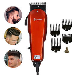Професійна машинка для стрижки волосся на 15ВТ с 4 насадками, GM 1005 / Електрична машинка для стрижки