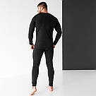 Комплект термобілизни для чоловіків Diving фліс (S-3XL) Чорне / Термобілизна чоловіча зимова у розмірі S-M, фото 4