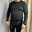 Комплект термобілизни для чоловіків Diving фліс (S-3XL) Чорне / Термобілизна чоловіча зимова у розмірі S-M, фото 8