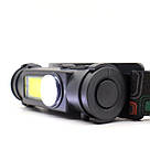 Налобний ліхтар із магнітом та USB зарядкою BL 211 ХРЕ-COB / Акумуляторний ліхтарик на голову, фото 5